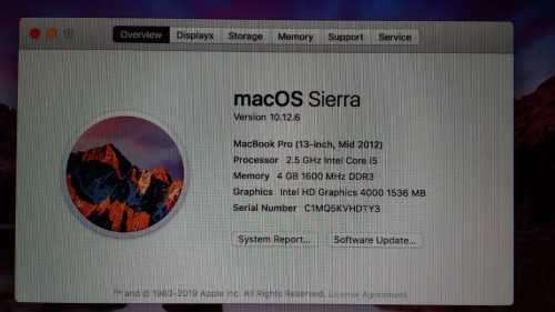 Apple Mac book Pro 13