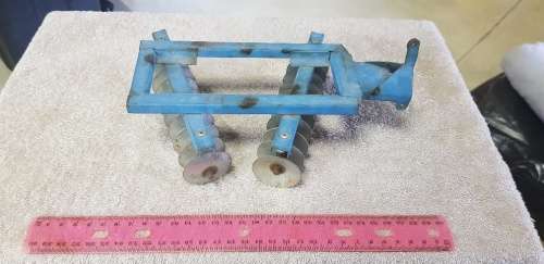 Rare  vintage large pressed steel plow