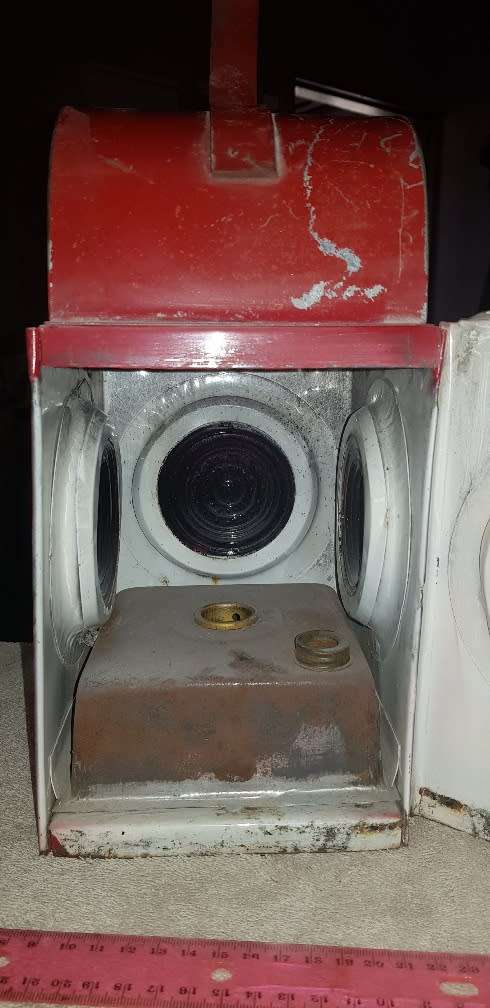 Vintage railway oil /paraffin lamp