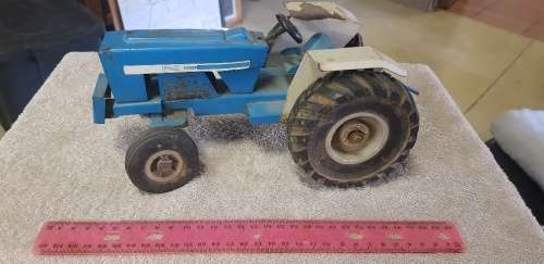 Large vintage pressed steel tractor