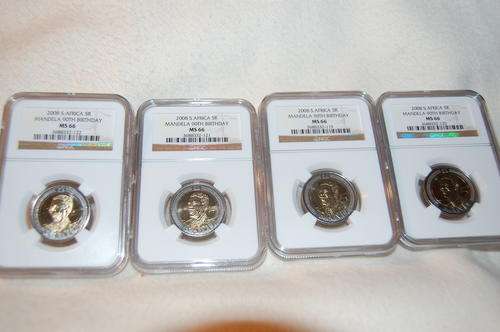 90 th Birthday Mandela coin MS 66 -Get yours today !!!!!