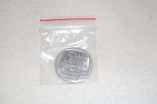 1994 CIRCULATED MANDELA PRESIDENTIAL INUAGURATION R5 COINS