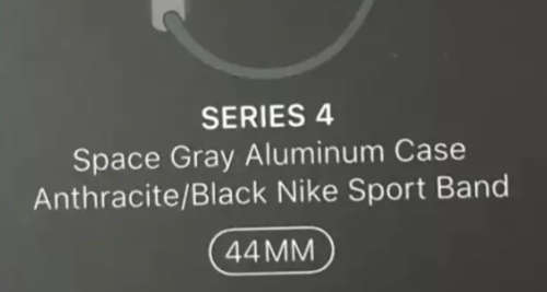 Brand new Apple watch series 4, 44mm Nike edition space grey aluminium case with anthracite black