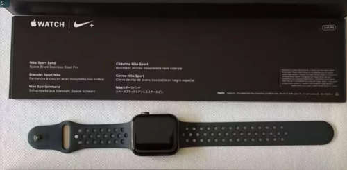 Brand new Apple watch series 4, 44mm Nike edition space grey aluminium case with anthracite black