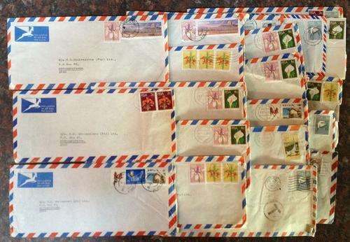****30 Airmail covers 1974 to 1975 postal history RSA start collecting now!!