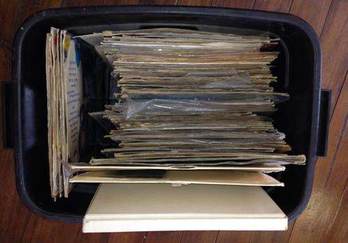 Box full of LP's Vinyl 1970's 1980's inherited from estate OVER A 100 ALBUMS