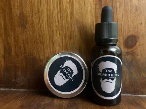 The BEARD BOSS Brand Beard Oil and Balm Combo