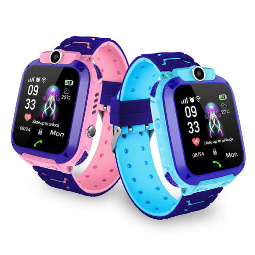 Kids GPS Tracker Smart Watch - blue