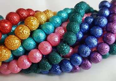 84  Round Glass Beads -8  mm - 1 Mix Pack