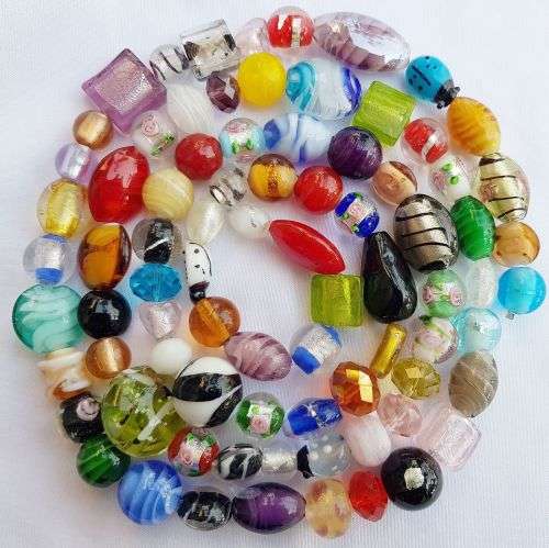 Great Selection of Glass Beads - Mix Packets -