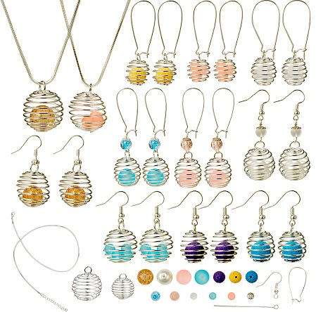 ***DIY***Wire Cage Pendants Jewelry Kit***