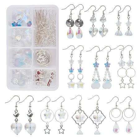 ***DIY***Dangle Earrings With Glass Beads Kit***