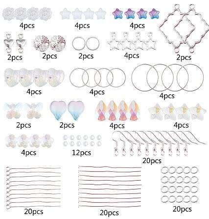 ***DIY***Dangle Earrings With Glass Beads Kit***