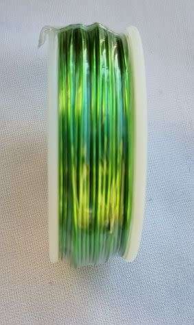 1 Roll - 23m   Green  / 1mm /  Aluminum Wire  /18 Gauge