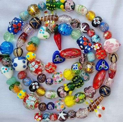 !!Weekend Special !! Mixed Packets / Glass Beads & Findings +/- 7440pc / Please Read Description**