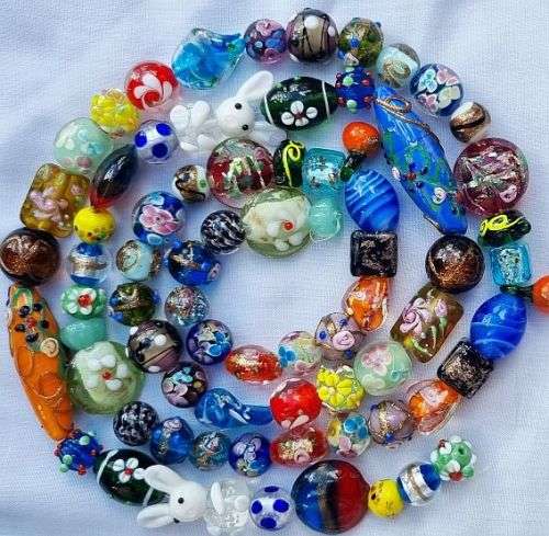 !!Weekend Special !! Mixed Packets / Glass Beads & Findings +/- 7440pc / Please Read Description**