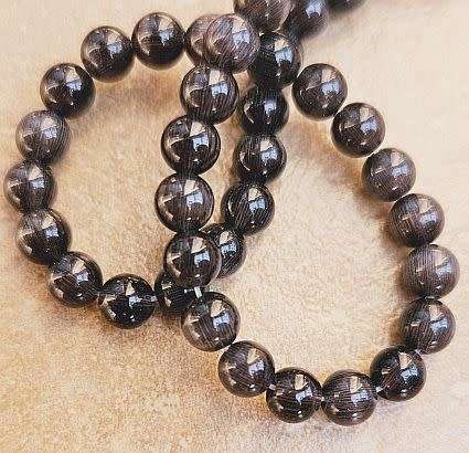 20pc x 6mm  Black  Cat`s Eye Beads