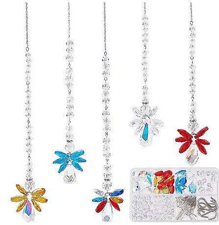 ***DIY***  Sun Catcher / Angels / Glass Beads / Making Kit