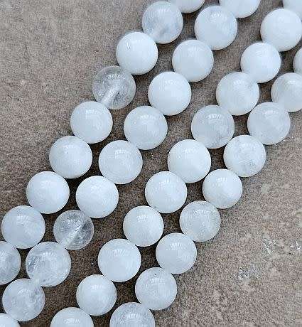 50% Off ** 1 Strand (+/-6mm) Natural Moonstone / Round Beads  (+/-65pcs)