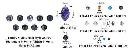 Glass Beads / Seed Beads / Acrylic Beads / Jewelry Making  Kit