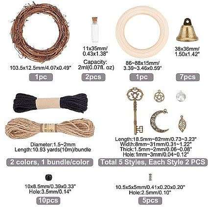 ***DIY*** Wreath Hanging Iron Bells  / Wind Chimes / Making Kit