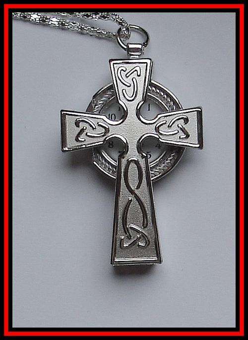 BEAUTIFUL CROSS PENDANT WATCH