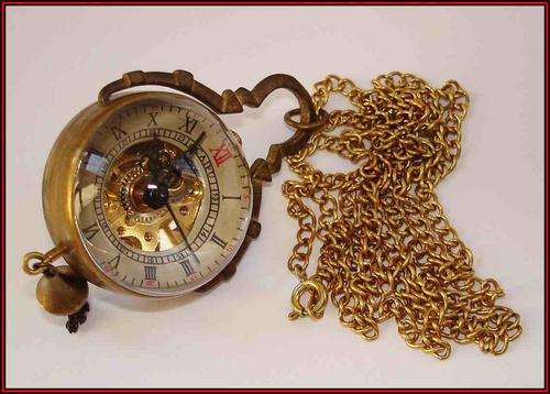 Antique Style Round Glass Watch