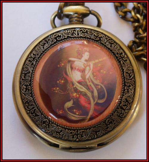 Dancing Lady Pocket Watch
