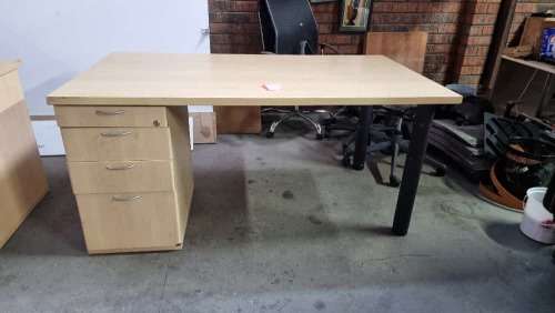 Office Desk with Pedestal