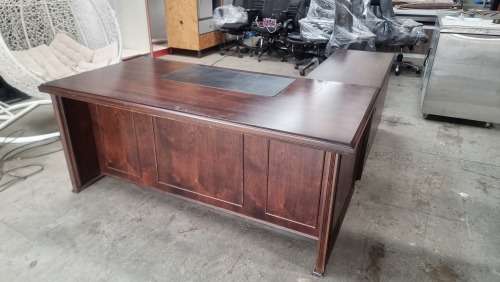 Executive Office Desk + Credenza + Pedestal
