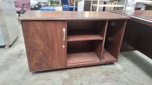 Executive Office Desk + Credenza + Pedestal