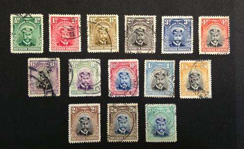 Southern Rhodesia - 1924 - Complete Postally Used Set to 5s - Value R3700