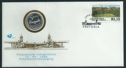 RSA - 1994 - FDC 6.3c - Untampered coin - 'No Steps' Variety!!