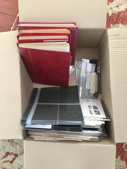 Box of Mainly Union and RSA - Albums, FDC's and More - High Value!!