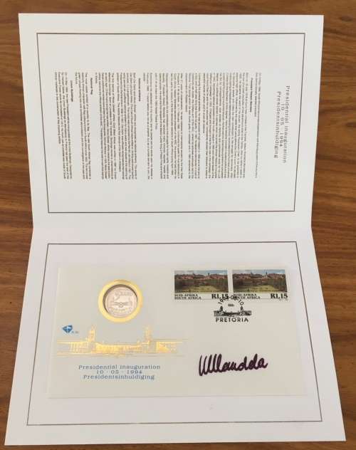 RSA 1994 - PRESIDENTIAL INAUGURATION COLLECTION - INCLUDING MANDELA SIGNED VIP FDC - EXTREMELY RARE