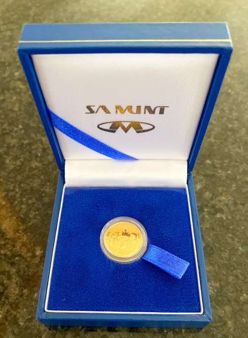 Proof 1/10oz Gold 1994 Protea Conservation coin