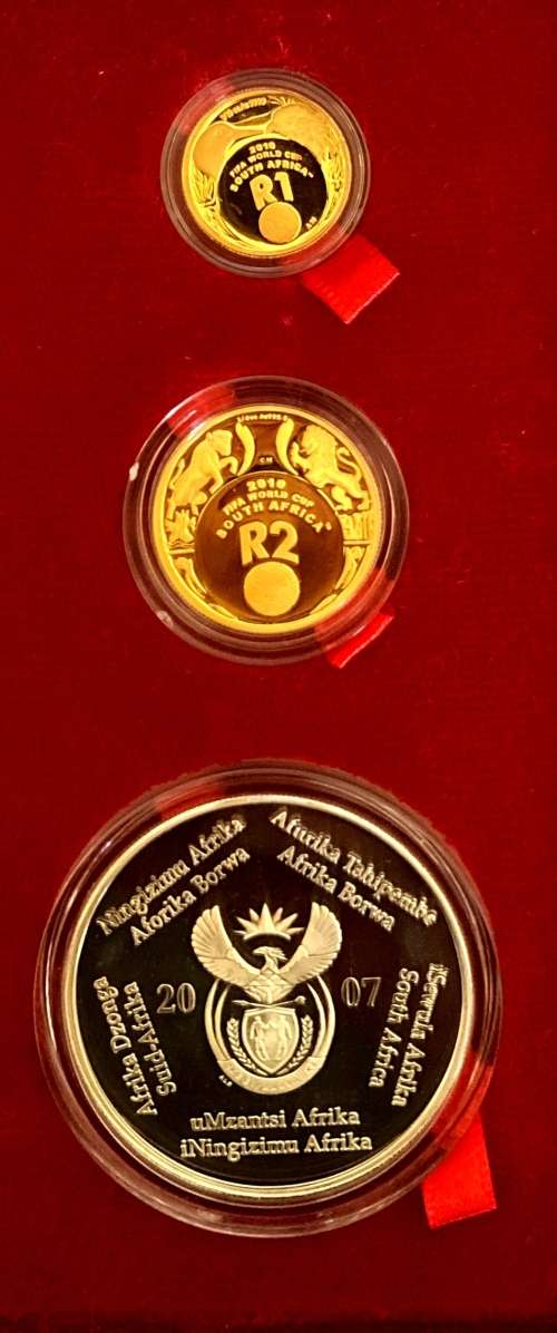 2007 World Cup 2010 Collectors set Gold and Silver - Extremely Rare!!