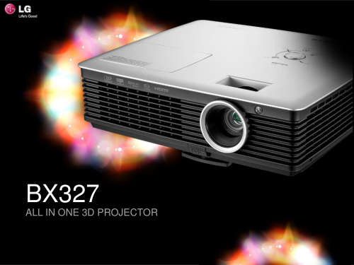LG BX327 DLP 3D projector