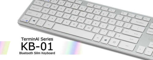Slim Silver Brushed Lian Bluetooth Full Keyboard - Free Courier Delivery