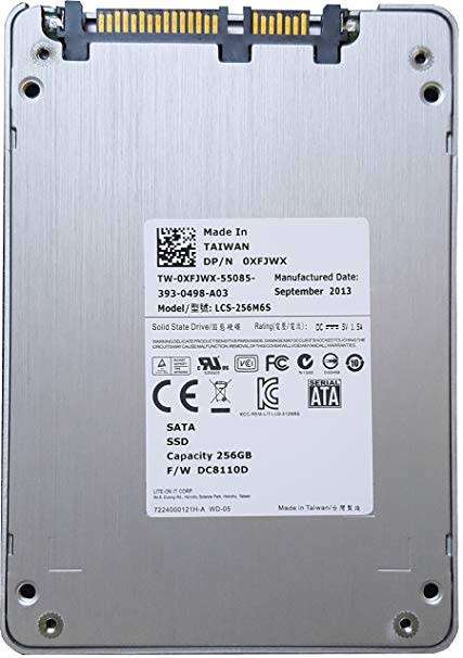 Dell LiteOn - 256GB SSD - SATA 6.0Gbps 530MB/s SSD LCS-256M6S