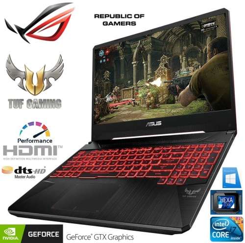 Asus TUF FX504GD | Ultimate Rebublic of Gamers | Core i7 | 4.1GHz | 16GB DDR4 | GeForce GTX | 1TB FQ