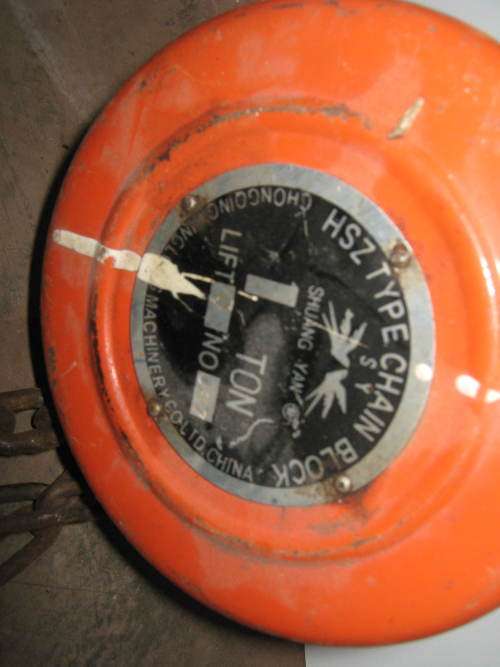 CHAIN BLOCK 1TON block and tackle