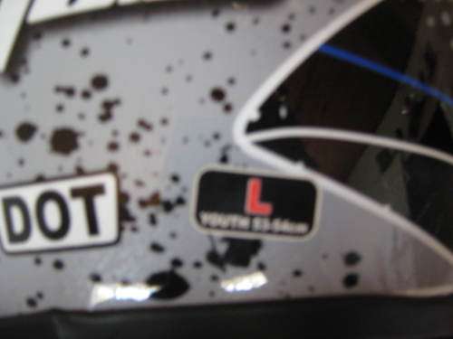 Kids off road Bike Helmet - Cyber moto design