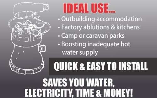 INSTANT HOT WATER SHOWER HEAD - HEATER 5KW