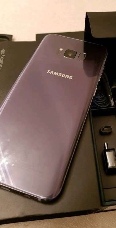 Samsung Galaxy S8 Plus 64gb orchid grey with box and all accessories