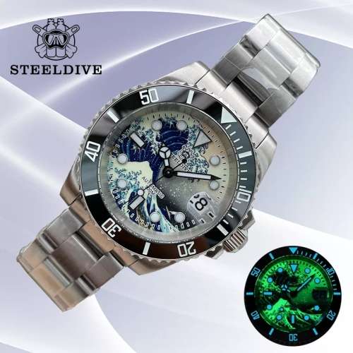Steeldive SD1953J Kanagawa 300m dive watch