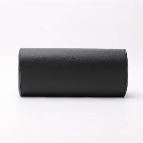 Black 3 Slot Watch Roll Case