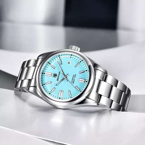 Benyar BY-5158M Tiffany blue dial .
