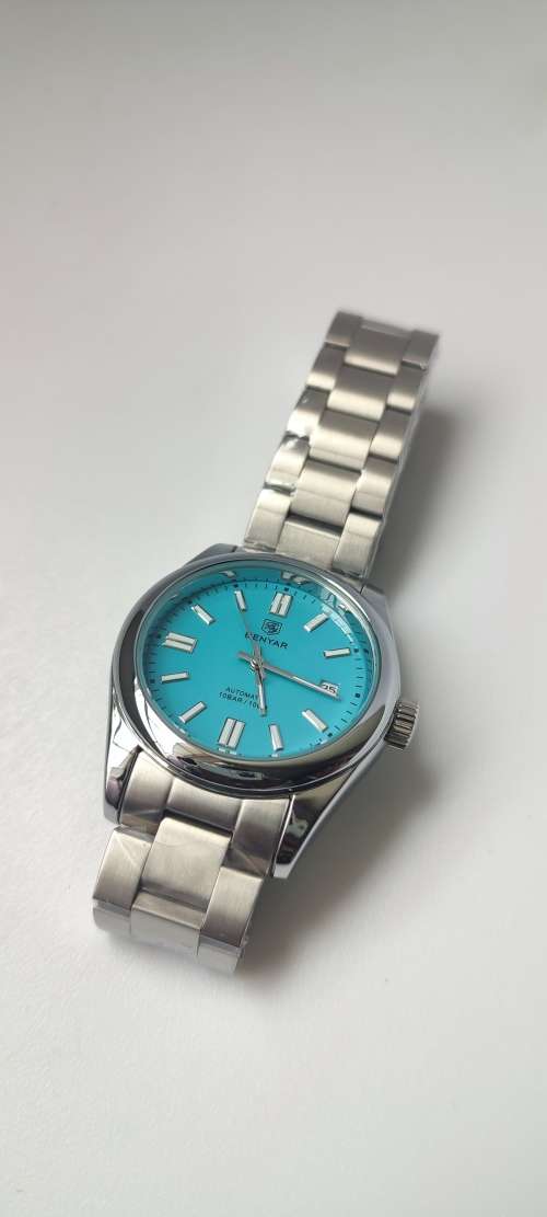 Benyar BY-5158M Tiffany blue dial .