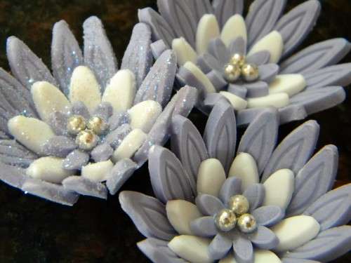 Cake Decorations Fondant Flowers